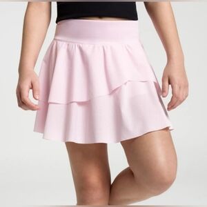 DSG Performance Mid-rise Skort Baby Pink Girls XL (16) NWT